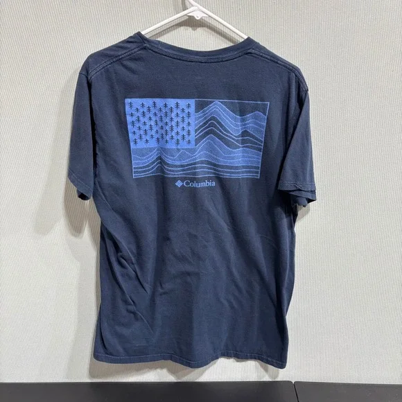 Columbia Omni-Wick T-Shirt Men's L & G | MSRP $30 | Cotton | Mexico Made - Picture 1 of 9